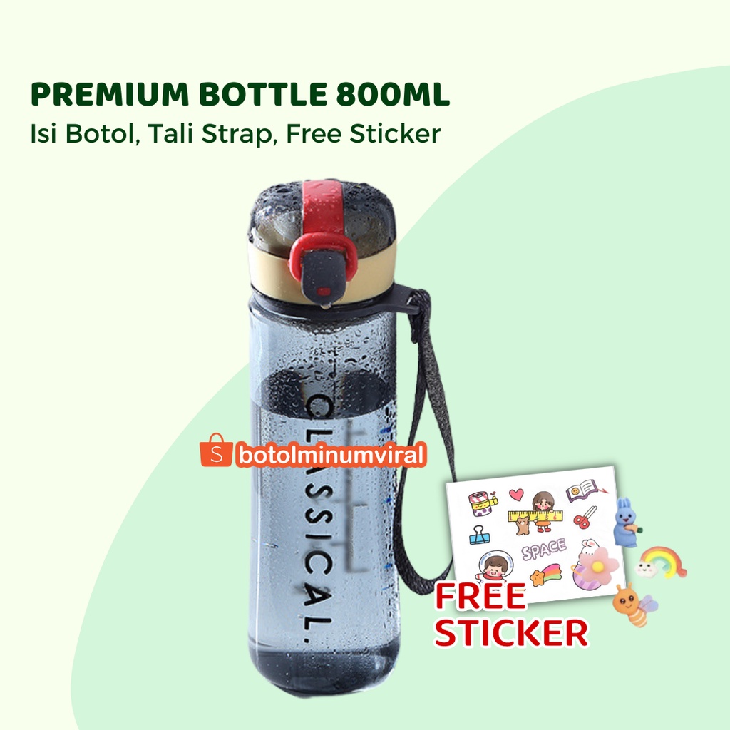Botol Minum Viral Saringan Buah Infussed Water Aesthtetic Food Grade