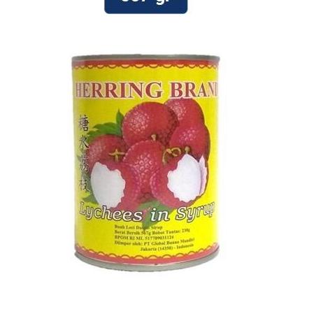 

Lagi PromoEe3E8 Buah LYCHEE HERING BRAND 567gr (buah lychee dalam syrup)