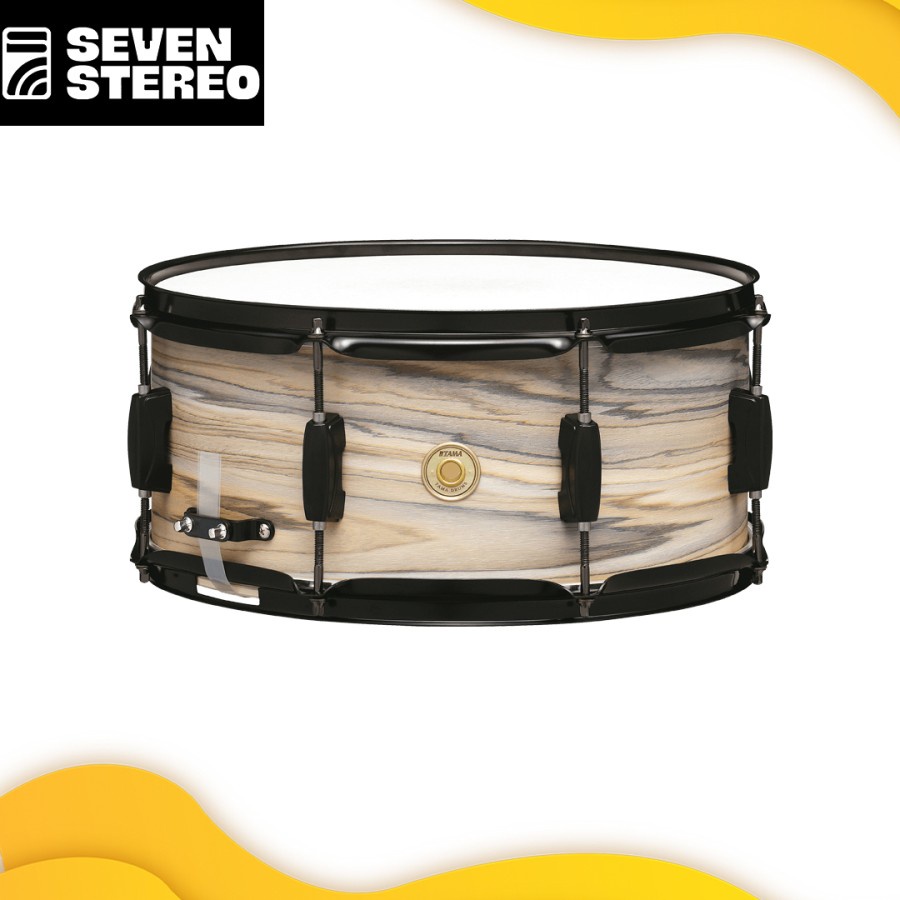 TAMA WP1465BK NZW 14x6.5inch Woodworks Snare Drum Natural Zebrawood