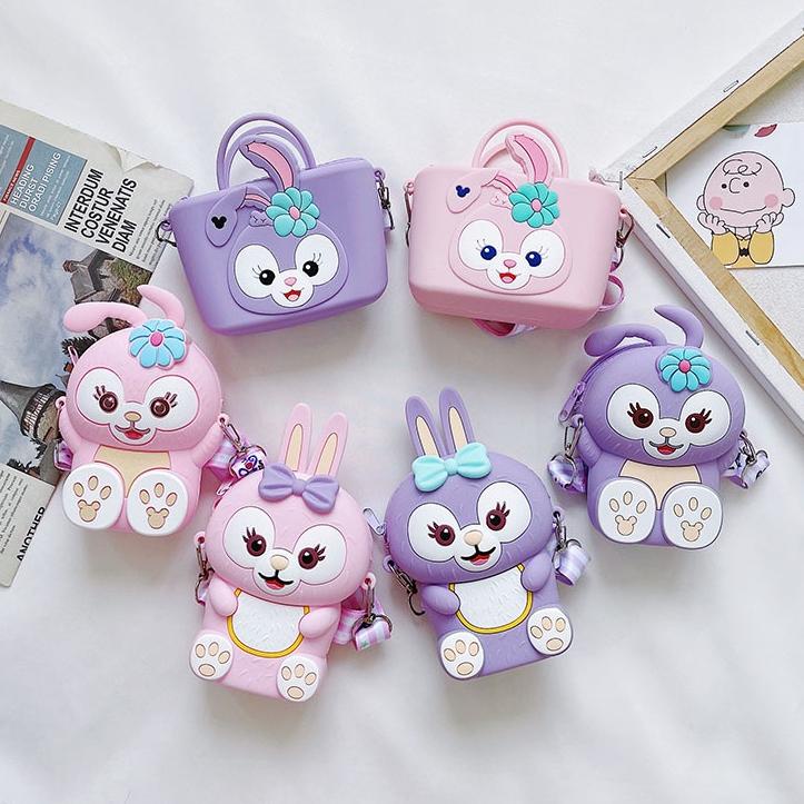 ☜ TAS MINI FASHION JELLY ANAK SELEMPANG / ￼TAS SELEMPANG ANAK JELLY KARAKTER / SLING BAG ANAK / TAS 