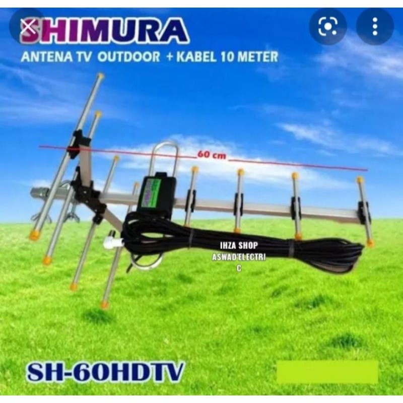 Barangunik2021 -Antena Shimura Antena Outdoor Antena Luar Sh 60 Hdtv /Antena outdoor digital Shimura SH 60 HDTV