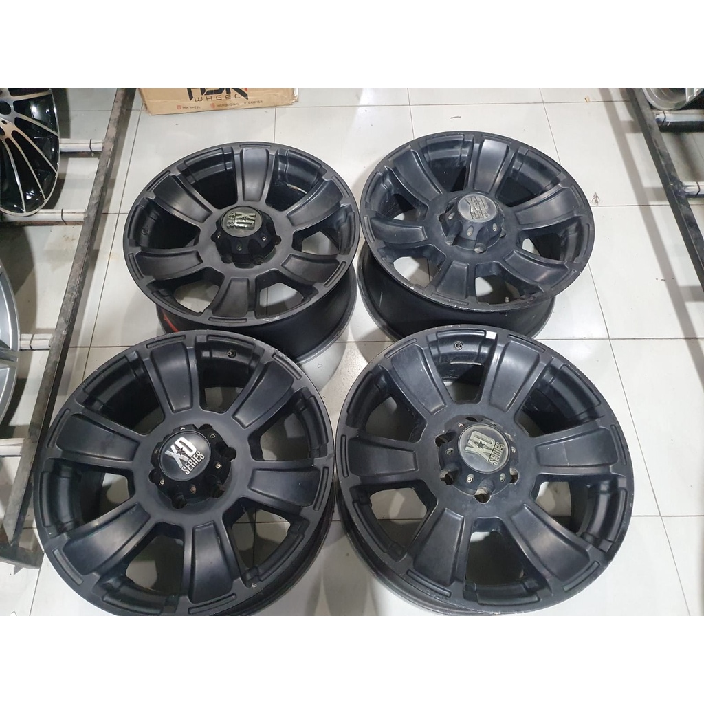 Pelek Mobil Bekas Racing Velg XD SERIES Ring 20 Lebar 9 Inch Hole 6 x 139,7 Et 18 Warna Black Cocok 