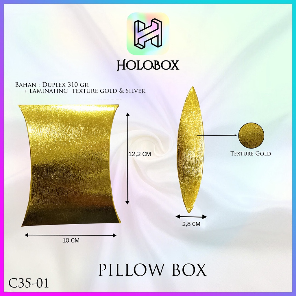

Kotak Pillow | Souvenir Box| Kotak Hadiah Hologram C35