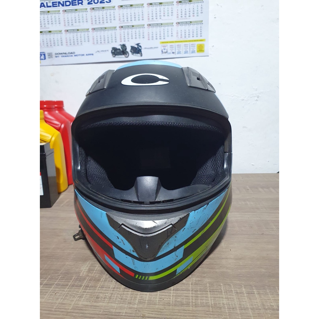 Helm Cargloss New Sport One Tetris Helm Full Face Size L Second