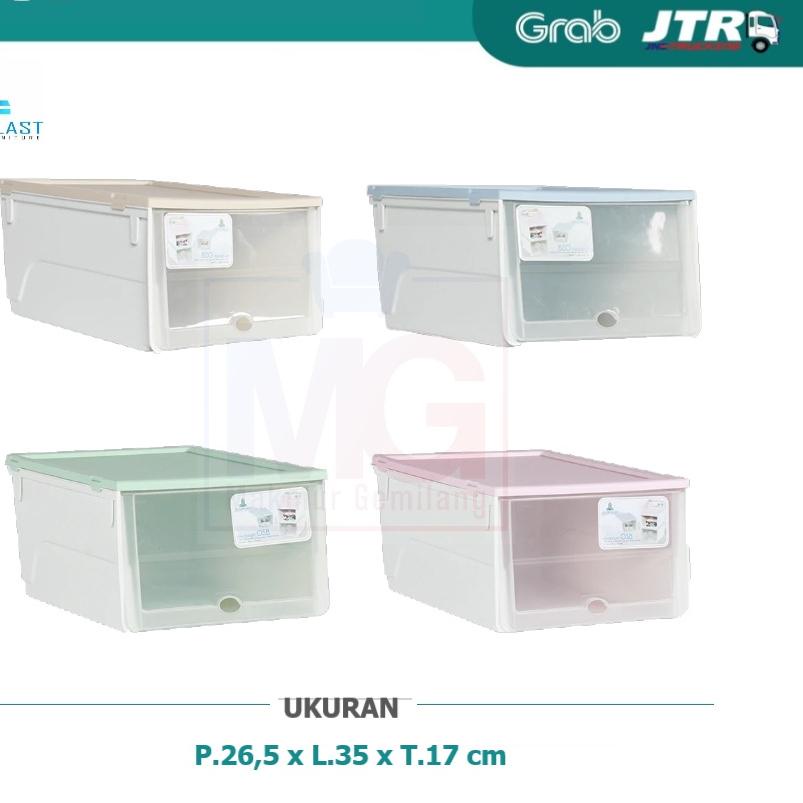 ❀ Olymplast Storage Box | Box Penyimpanan Serbaguna Plastik Susun OSB Pastel ➲