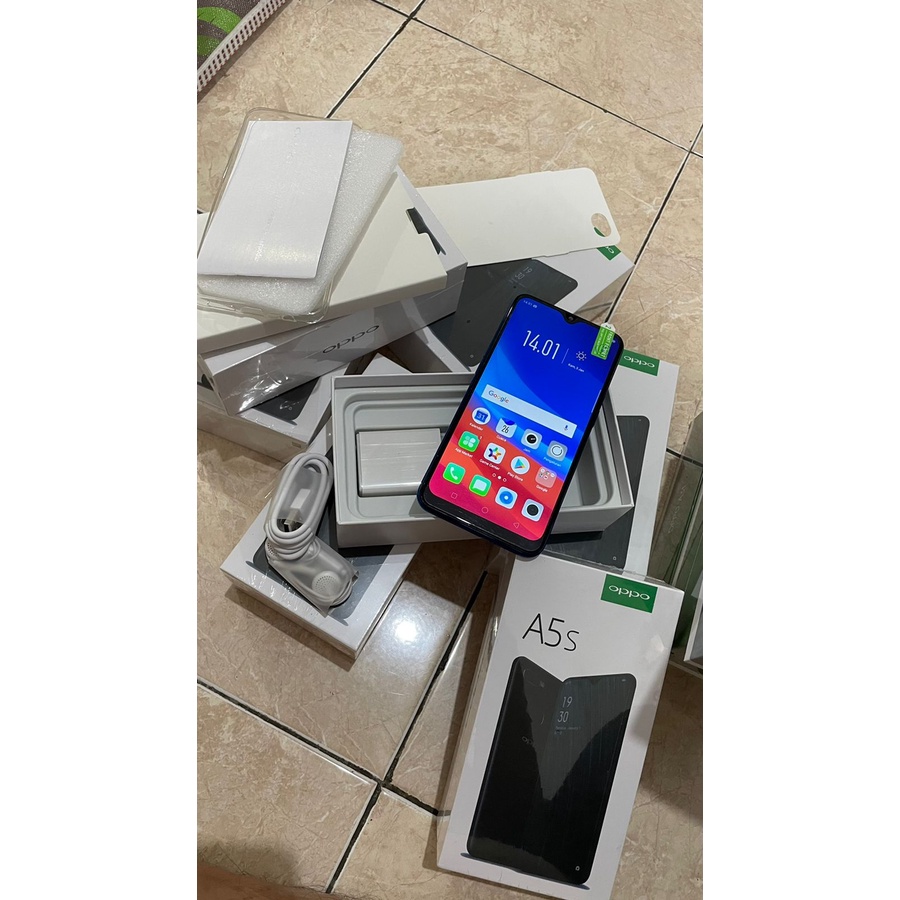 OPPO A5s RAM 4/64 GB GARANSI 1 TAHUN [ GRESS/  BARU, SEGEL BOX ]