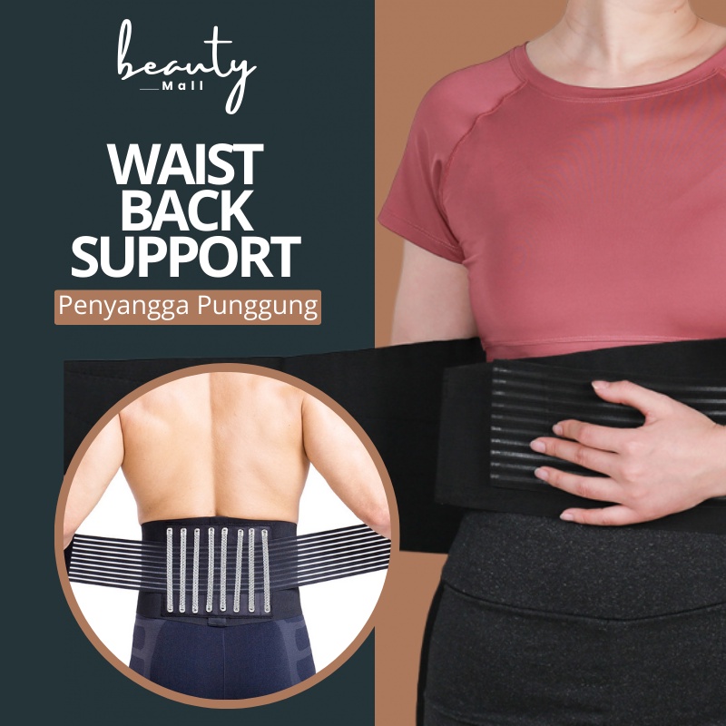 Korset Lumbal Lumbar HNP Terapi Pinggang Lumbar Corset Kesehatan Belt Sabuk Penyangga Penegak Punggu