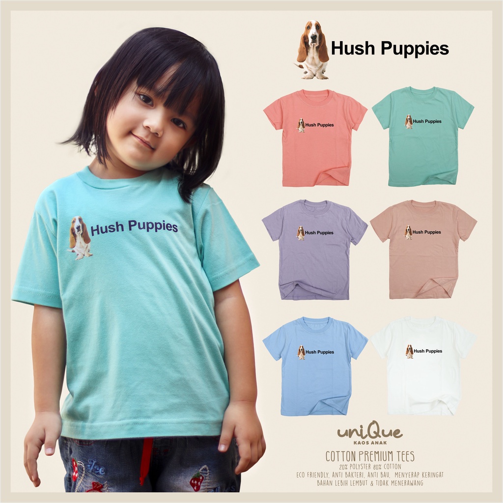 Kaos Anak /Baju Oblong Anak Unisex Kaos Anak Cewek / Cowok Usia 1-12 Tahun