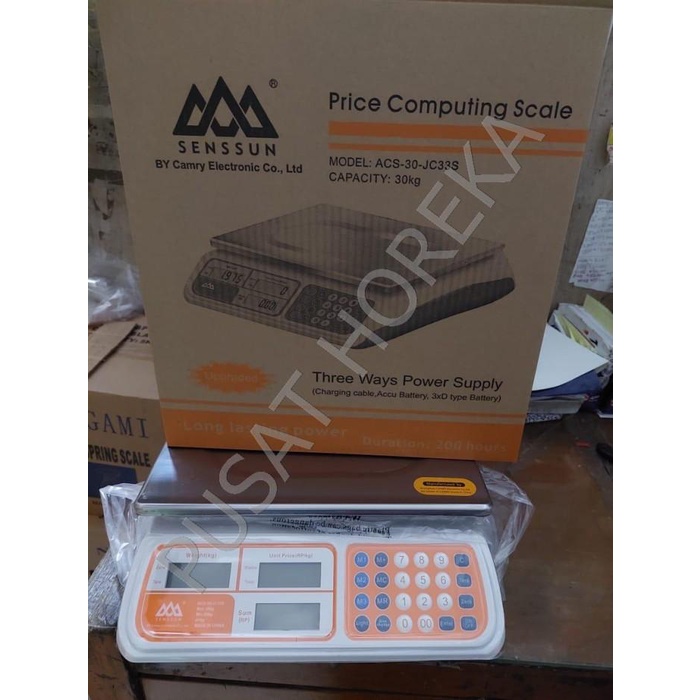 Timbangan Digital CAMRY ACS -30-JC33. 30kg. PROMO, BAGUS, MURAH.
