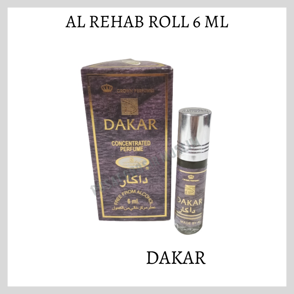 Parfum AL Rehab Dakar ROLL 6ML Original Asli Saudi Arabia