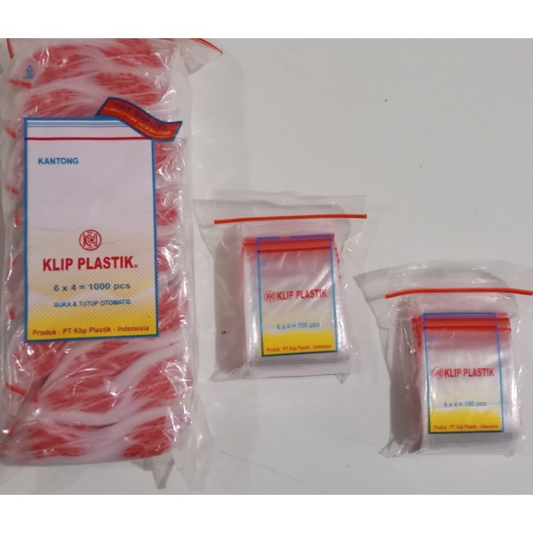 Klip Plastik Top Quality bening 4x6 / 6X4 Bening Transparant 100 lbr