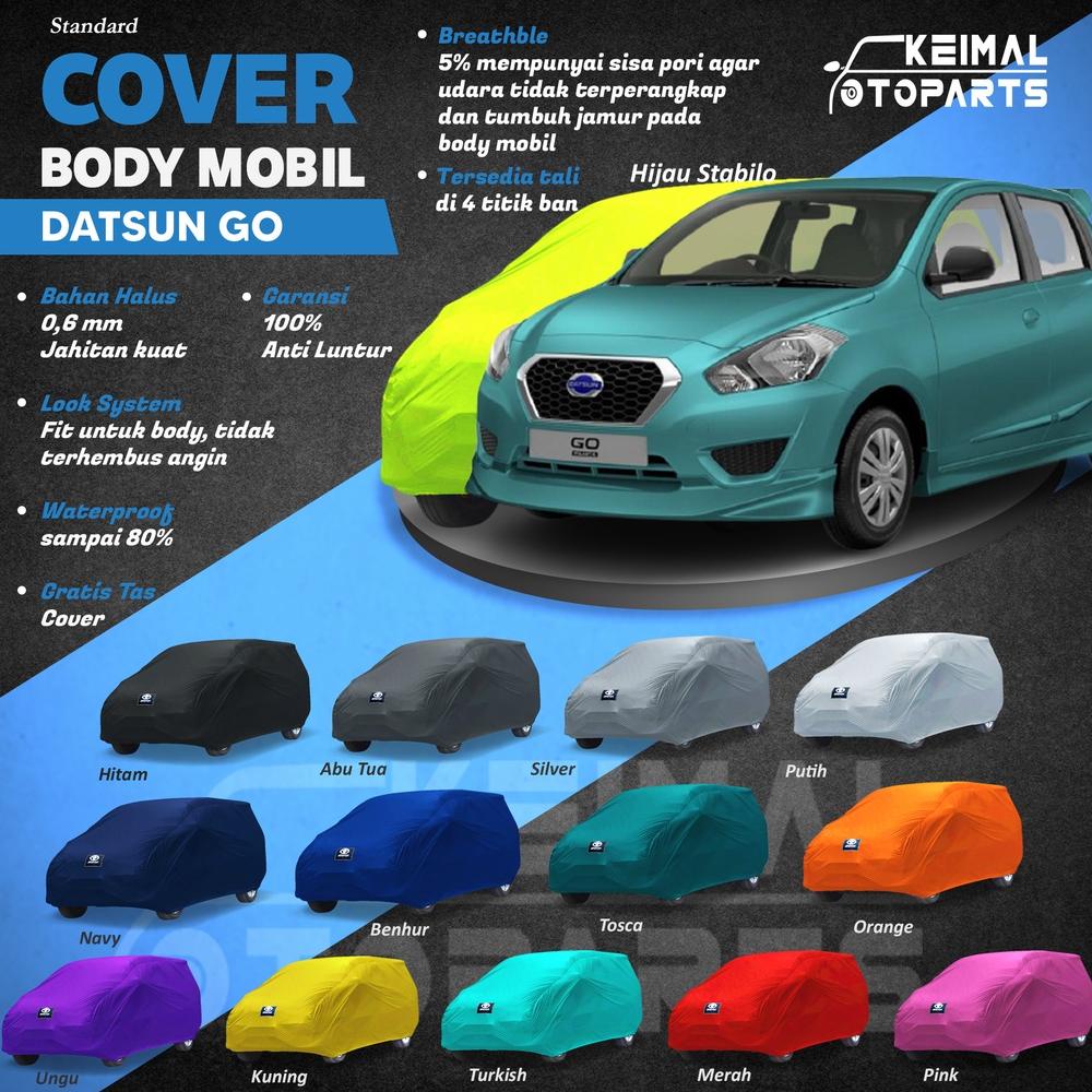 Cover Sarung Mobil Datsun Go Selimut Pelindung Tutup Body Mobil Datsun Go Plus Panca Waterproof Anti