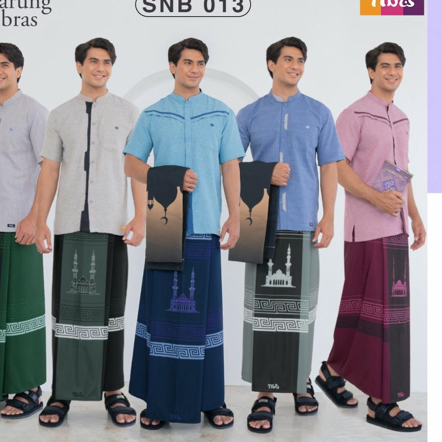 Banyak Peminat Sarung nibras dewasa- grosir sarung motif - jual sarung murah - SNB 11,13,14 ☘byi⋆