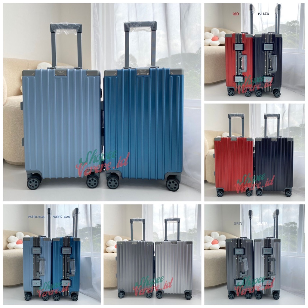 Koper Parkson RUBY Series 20 Inch Size Cabin dan 24 Inch Size Bagasi Koper Cabin TSA Lock Frame Aluminium SuitCase Koper Anti Pecah