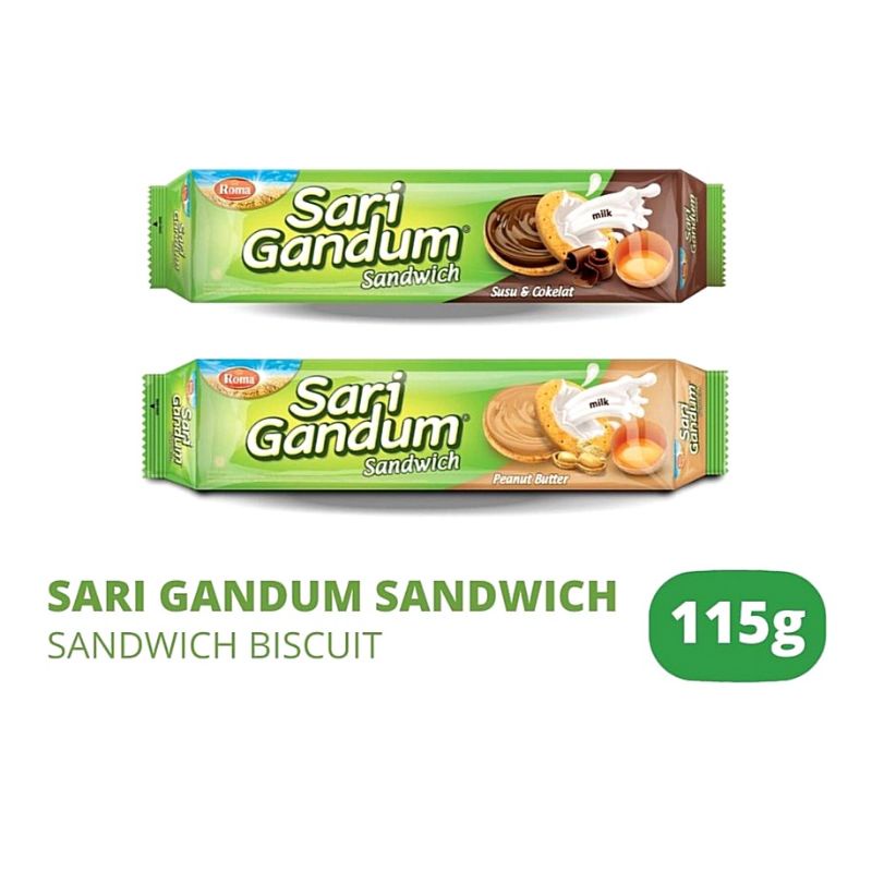 

Roma Sari Gandum 115 gr - 2 pcs