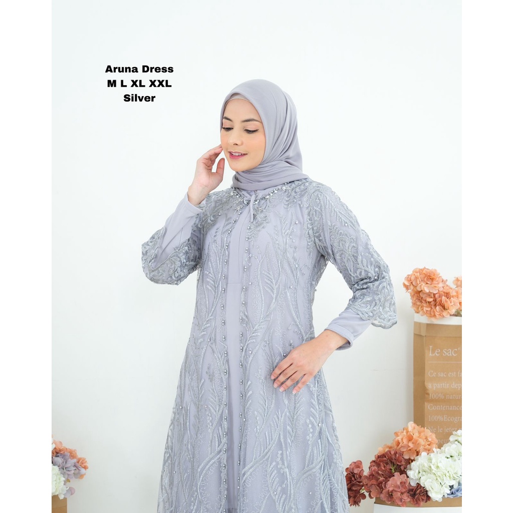 Gamis Rompi Regina || Dress Pesta Modern Terbaru || Gamis Wisuda Remaja Kekinian || Bisa Bayar di Tempat (COD) || Gamis Seragam Pesta ~ DVN STYLE