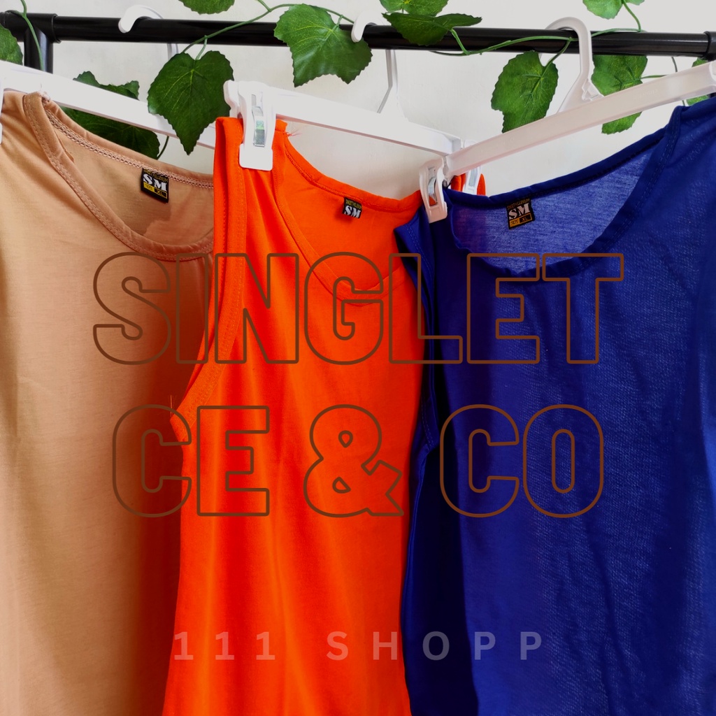 KAOS DALAM SINGLET PRIA POLOS WARNA SIZE 3L