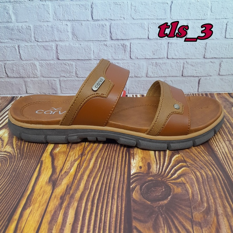 Sandal pria carvil lewis 02 original 38-44 sandal slop casual pria dewasa
