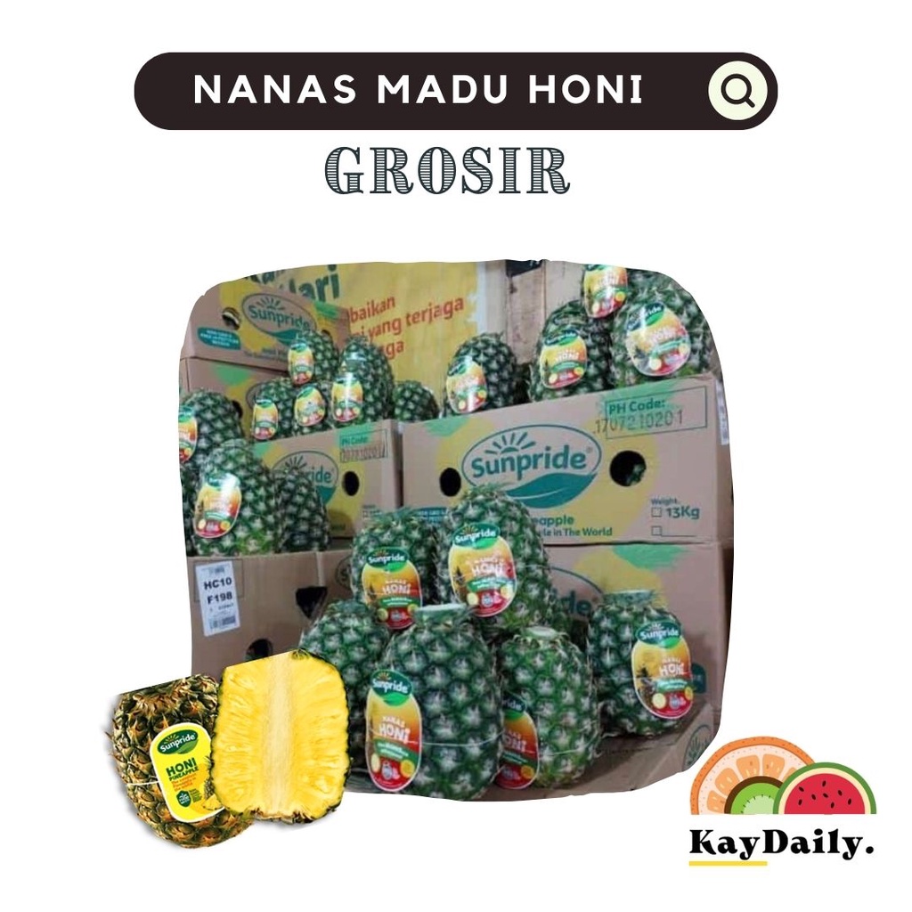 

GROSIR - Nanas Honi Sunpride (1 Dus)