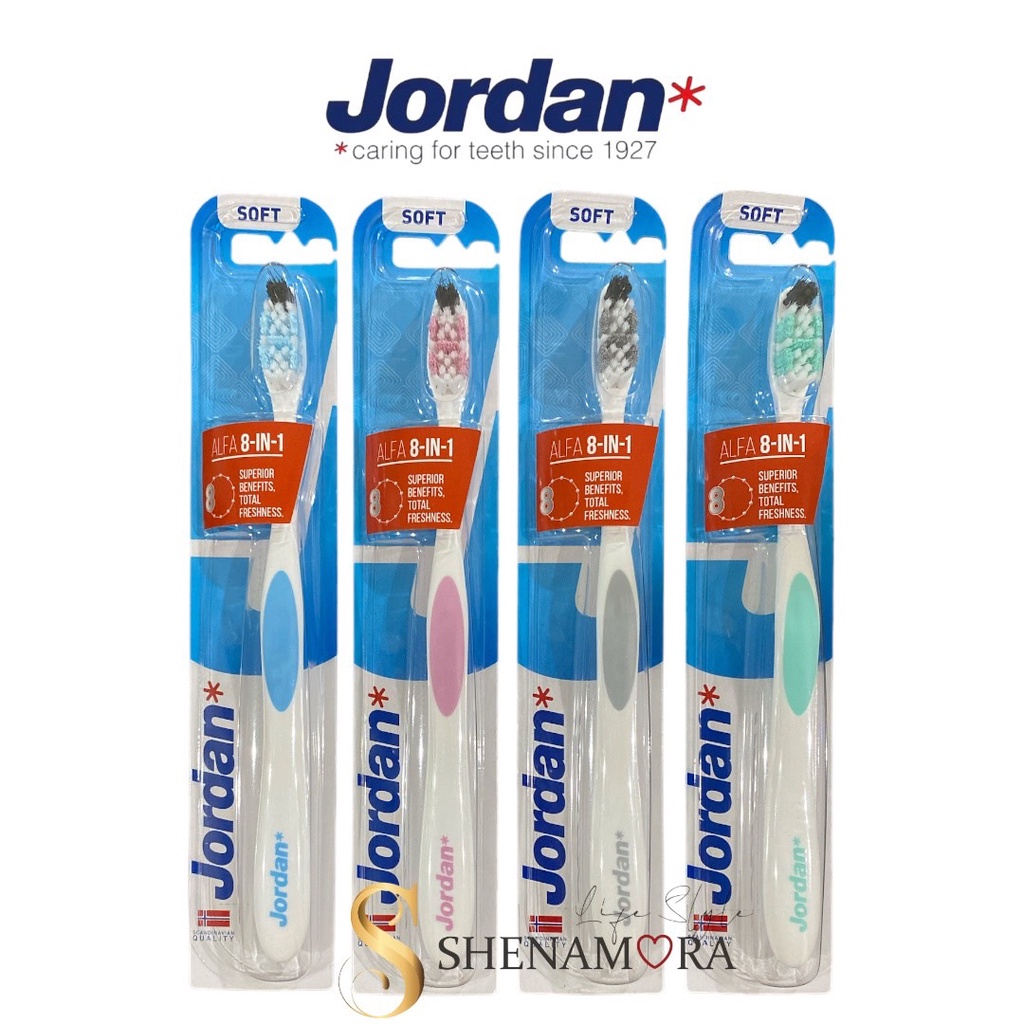 Jordan Oral Care Alfa 8 in 1 Soft | Sikat Gigi