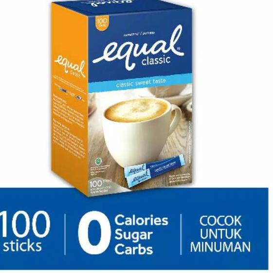 

✾ Equal Classic Zero Calorie Sweetener 100 stick ♨