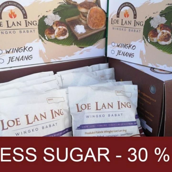 

✲ Loe Lan Ing Wingko Isi 10 Less Sugar ℗