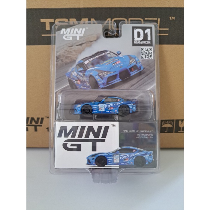 MINI GT 307 HKS TOYOTA GR SUPRA NO.77 FAT FIVE RACING 2020 D1 TERBARU