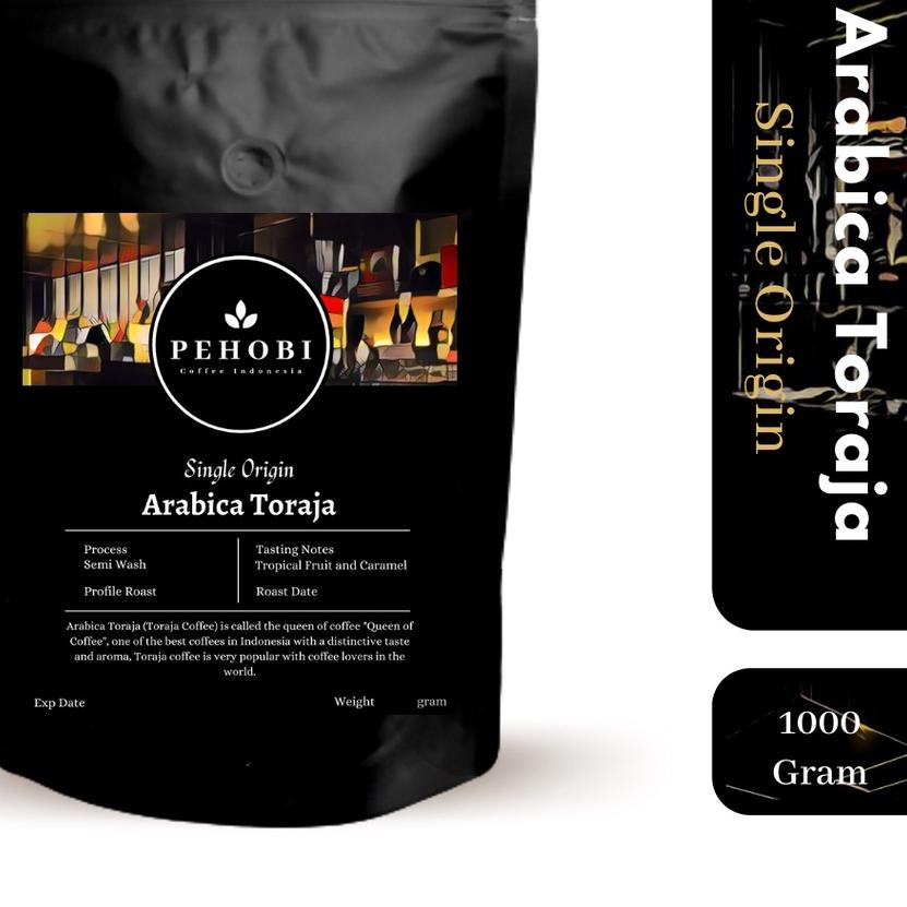 

❉ PEHOBI Kopi Arabica Toraja 1KG ←