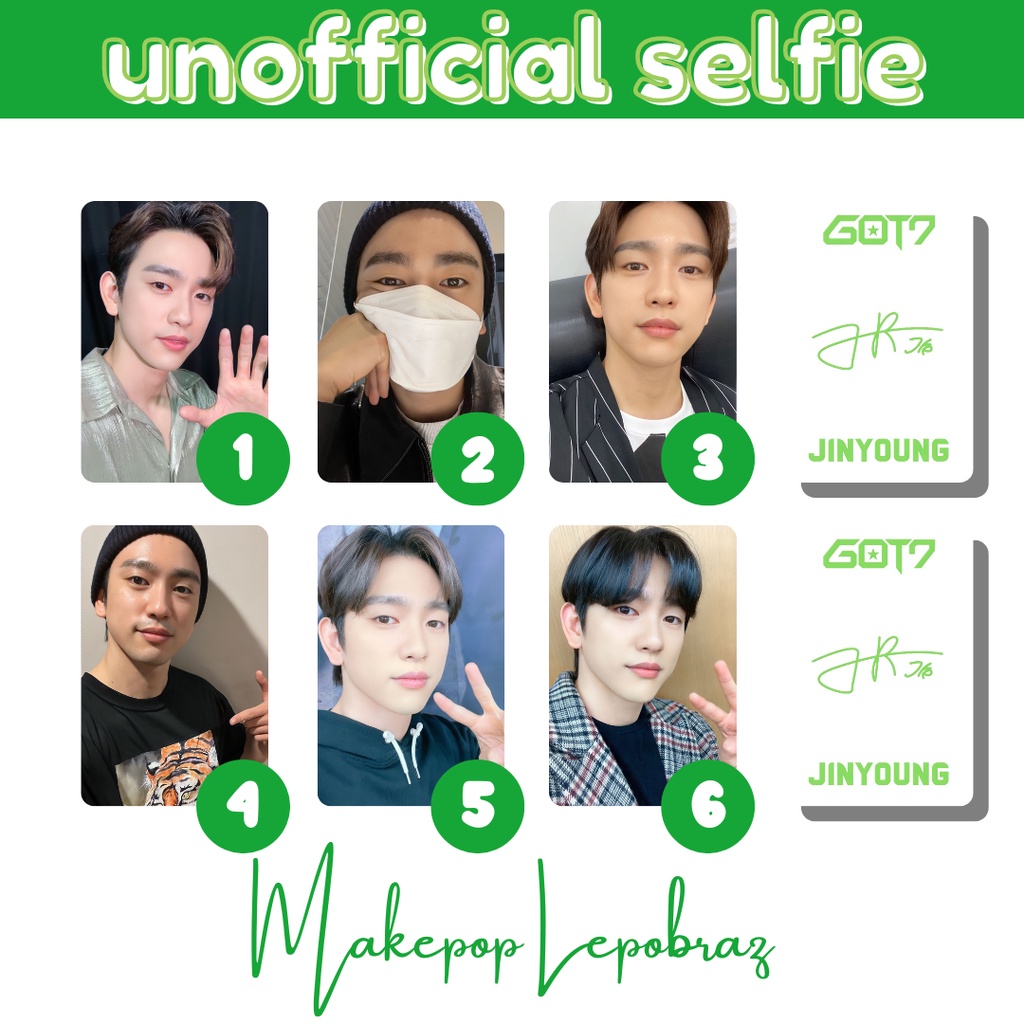 [MIN. 3 PC] GOT7 UNOFFICIAL SELFIE - BOYFRIENDABLE PC JACKSON BAMBAM YOUNGJAE JINYOUNG YUGYEOM JAYB MARK