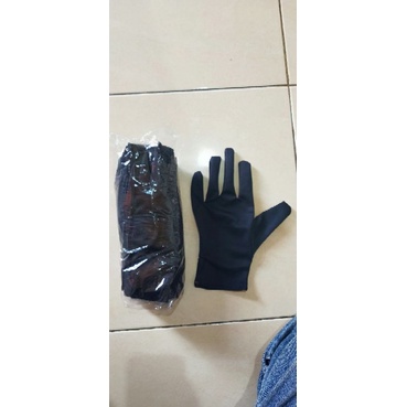 sarung tangan kain warna hitam