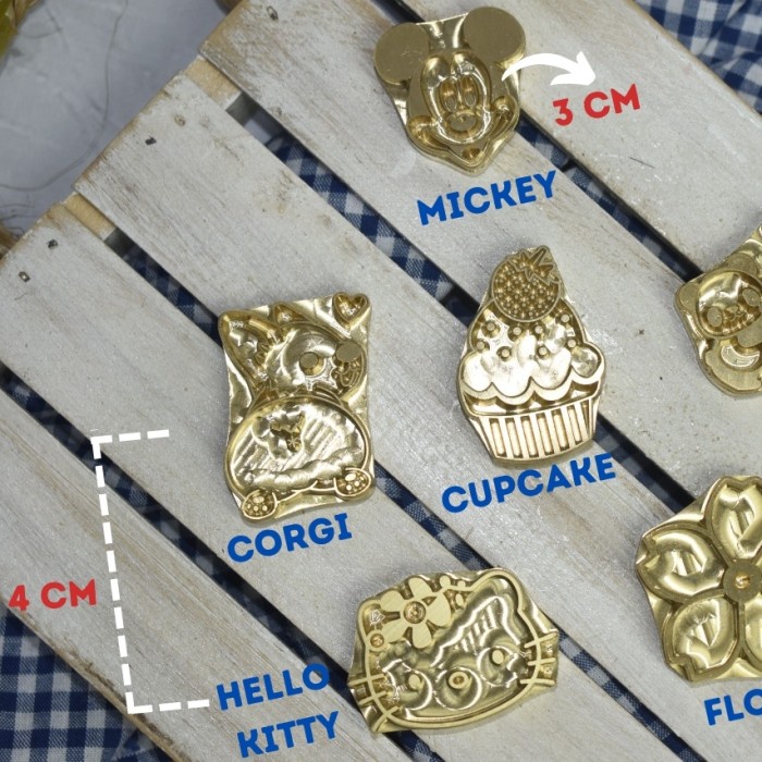 Terlaris Hot Stamp Cake Stempel Kue Stempel Cake Stempel Logo Kue