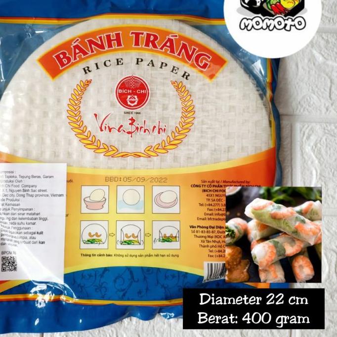 

★ Banh Trang 400 gr Vietnam Rice Paper / Kulit Lumpia Vietnam / Spring Roll / Salad Wrap ⅎ