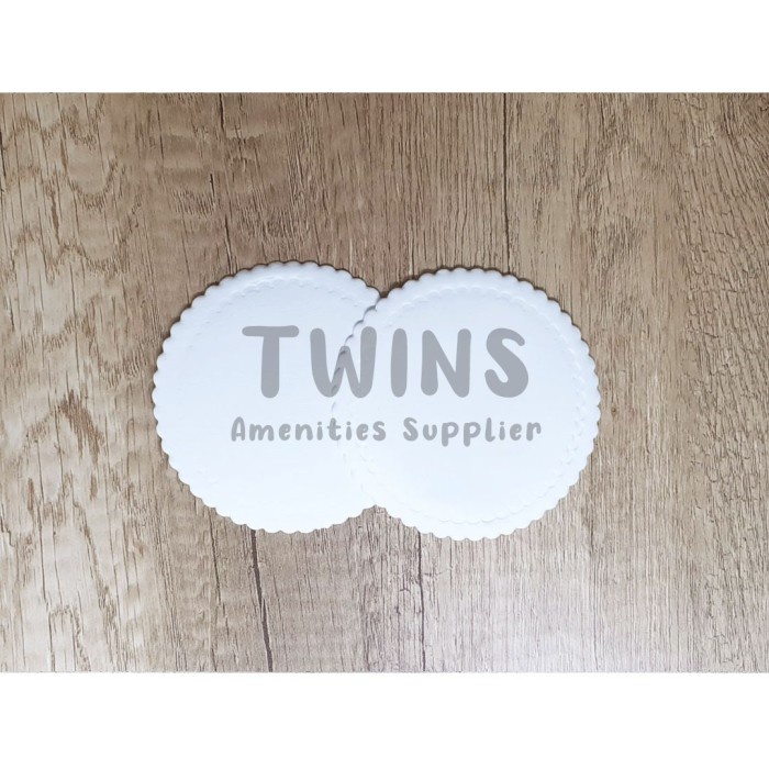 [Ready] Coaster Hotel Tatakan Gelas Kertas Polos [Dapur]