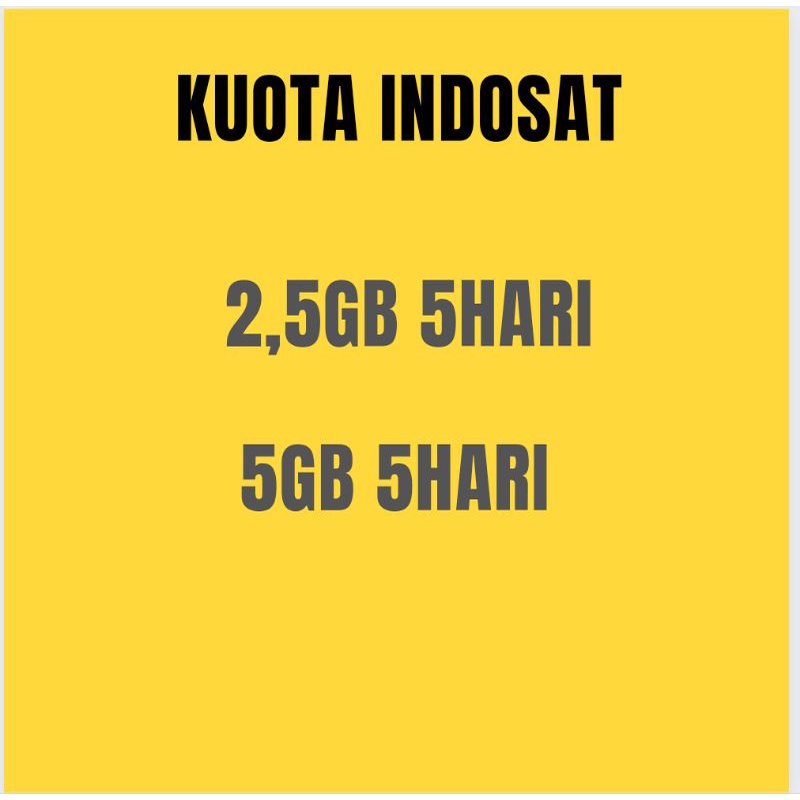 KUOTA INDOSAT MURAH