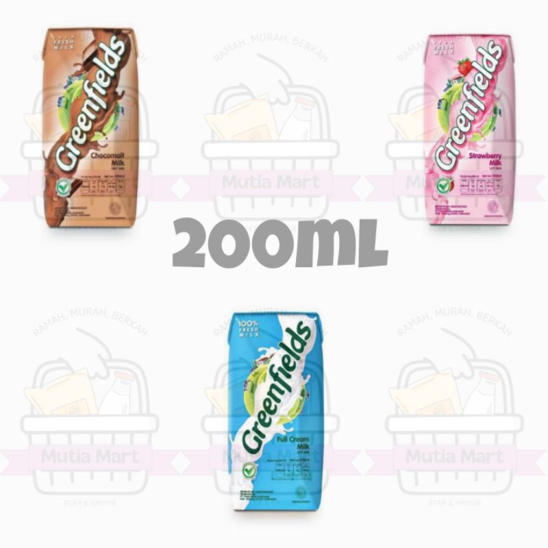 

Greenfields UHT Milk 200ml [Perkarton]