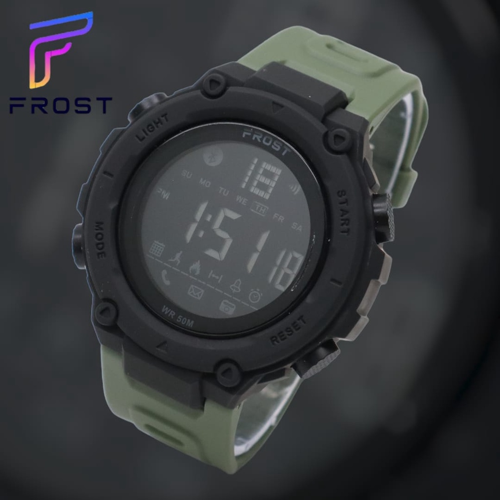 Jam Tangan Frost Original Pria Standart Militer Waterproof Anti Air 30 Meter