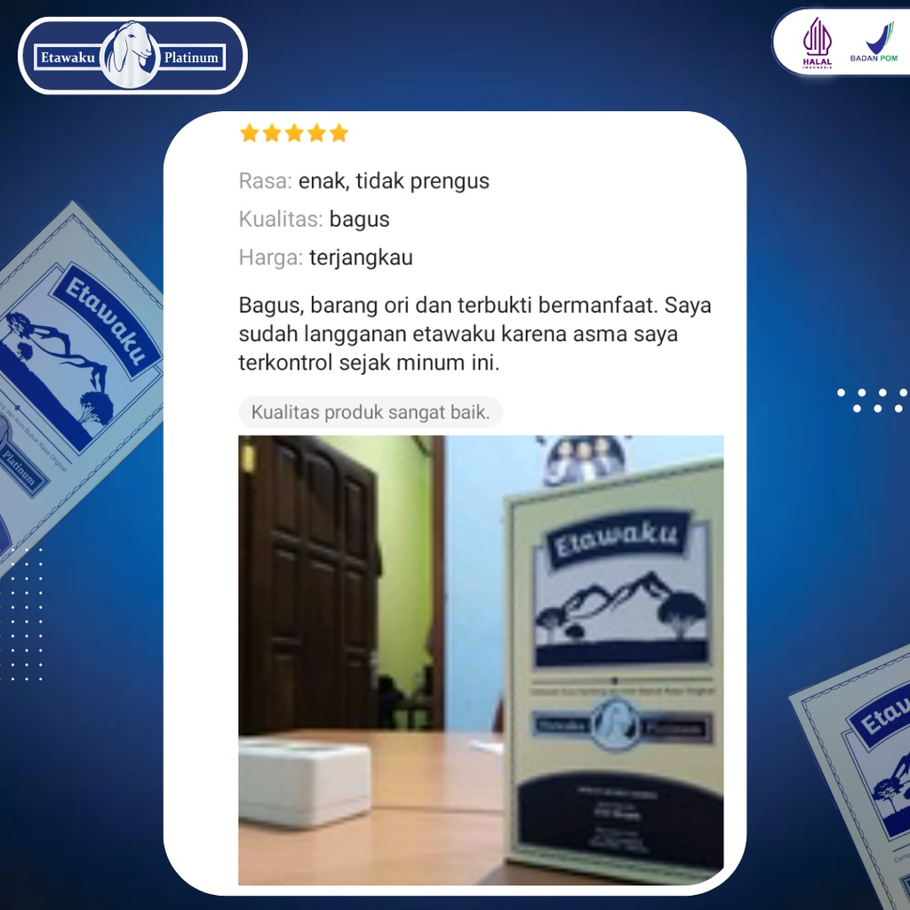 ETAWAKU PLATINUM ORIGINAL | Susu Kambing Etawa Atasi Masalah Nyeri Sendi Pernafasan Kesehatan dan Kepadatan Tulang