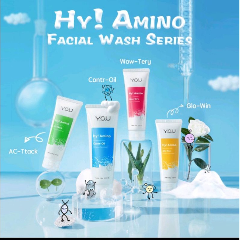 YOU HyAmino Ac-Attack,Hy amino byebyeteria,hy amino Glo-win,Hy amino wow-terry,hy amino contr -oil ,