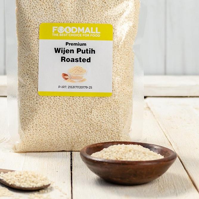 

☀ Wijen Putih PANGGANG 250 gram / White Sesame Roasted ♨