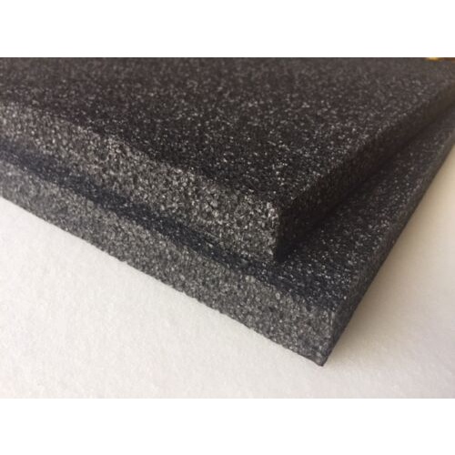 Busa Gabus Elastis Dekorasi Bunga / Busa Packing PE Foam Polybonding 50x50 cm  Hitam