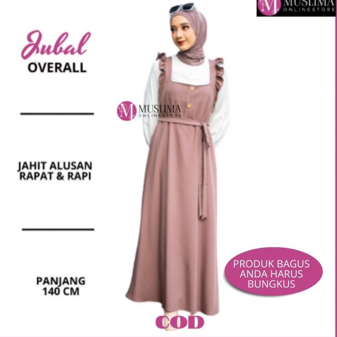 HARGA TERMURAAH OVERALL DRESS BAJU MONYET WANITA PREMIUM BY MUSLIMAONLINESTORE