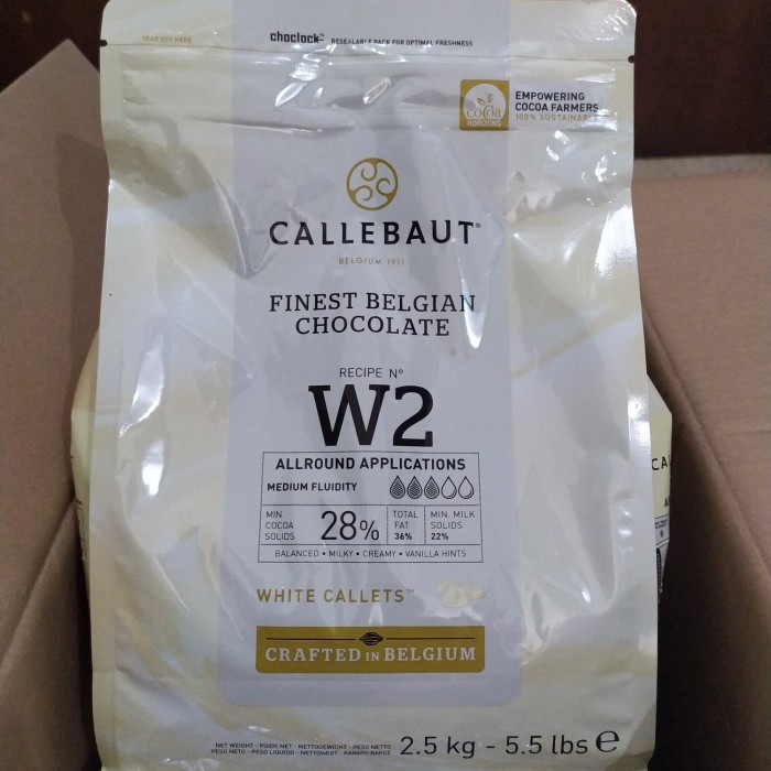 

Callebaut Wihte Callets - White Chocolate