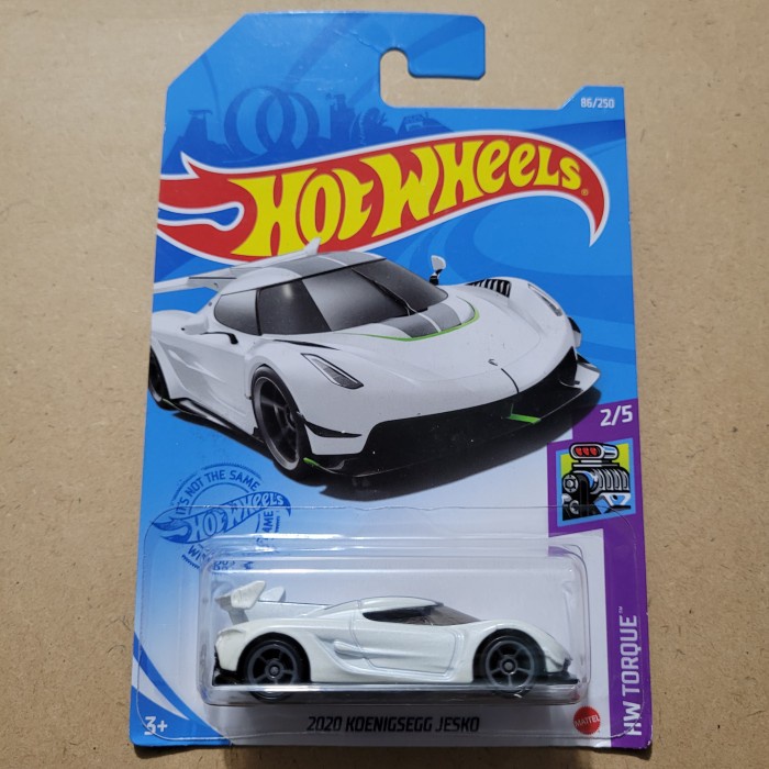 HOT WHEELS 2020 KOENIGSEGG JESKO / HW TORQUE [ WHITE ] TERLARIS