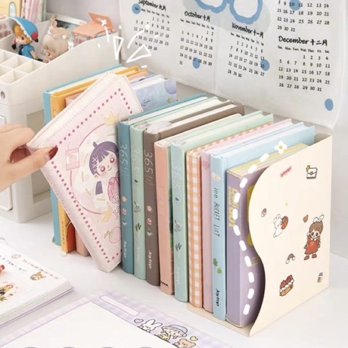 Terlaris Penyangga Buku Besi Tempat Buku Lucu