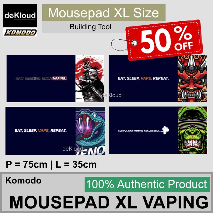 DISKON 50% MOUSEPAD PREMIUM | 75x35cm | mouse pad keyboard gaming mat