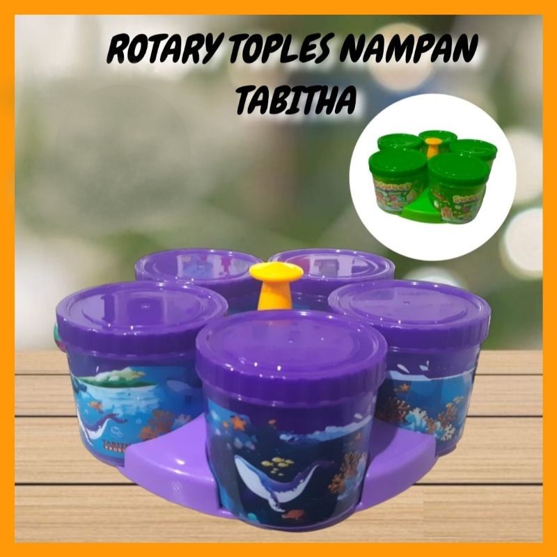 CINSTORE TABITHA ROTARY TOPLES NAMPAN SERBAGUNA - SET TOPLES LEBARAN - TOPLES KUE TABITHA