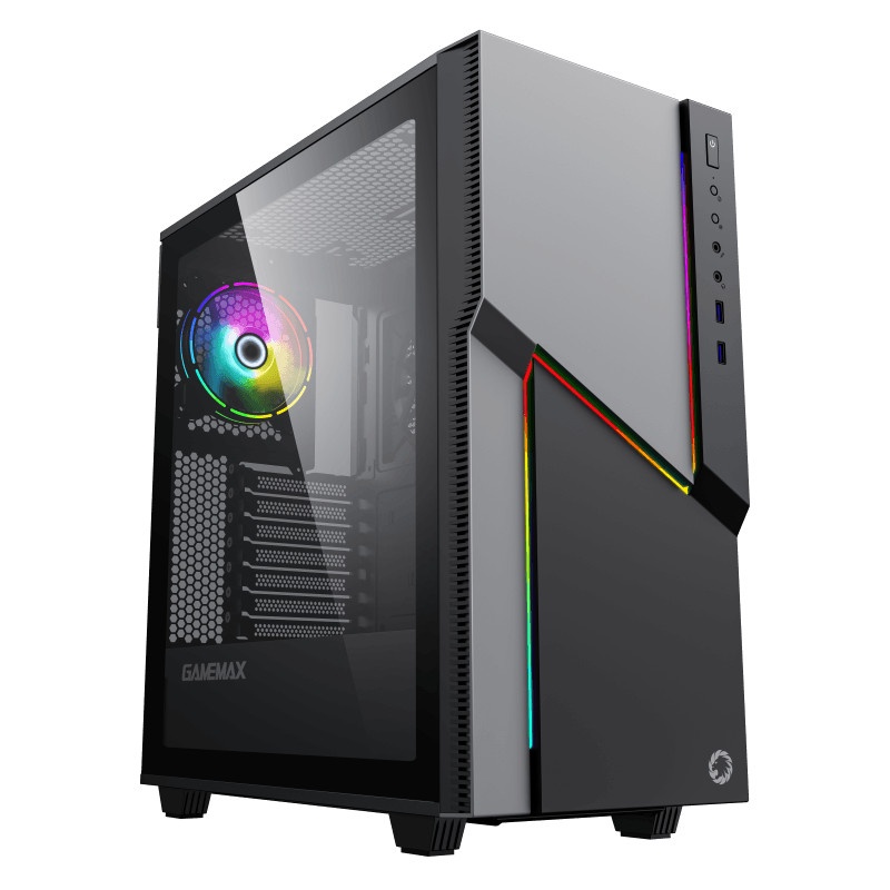 Casing Gamemax Ninja COC ZORRO E-ATX ARGB Tempered Glass PC Case