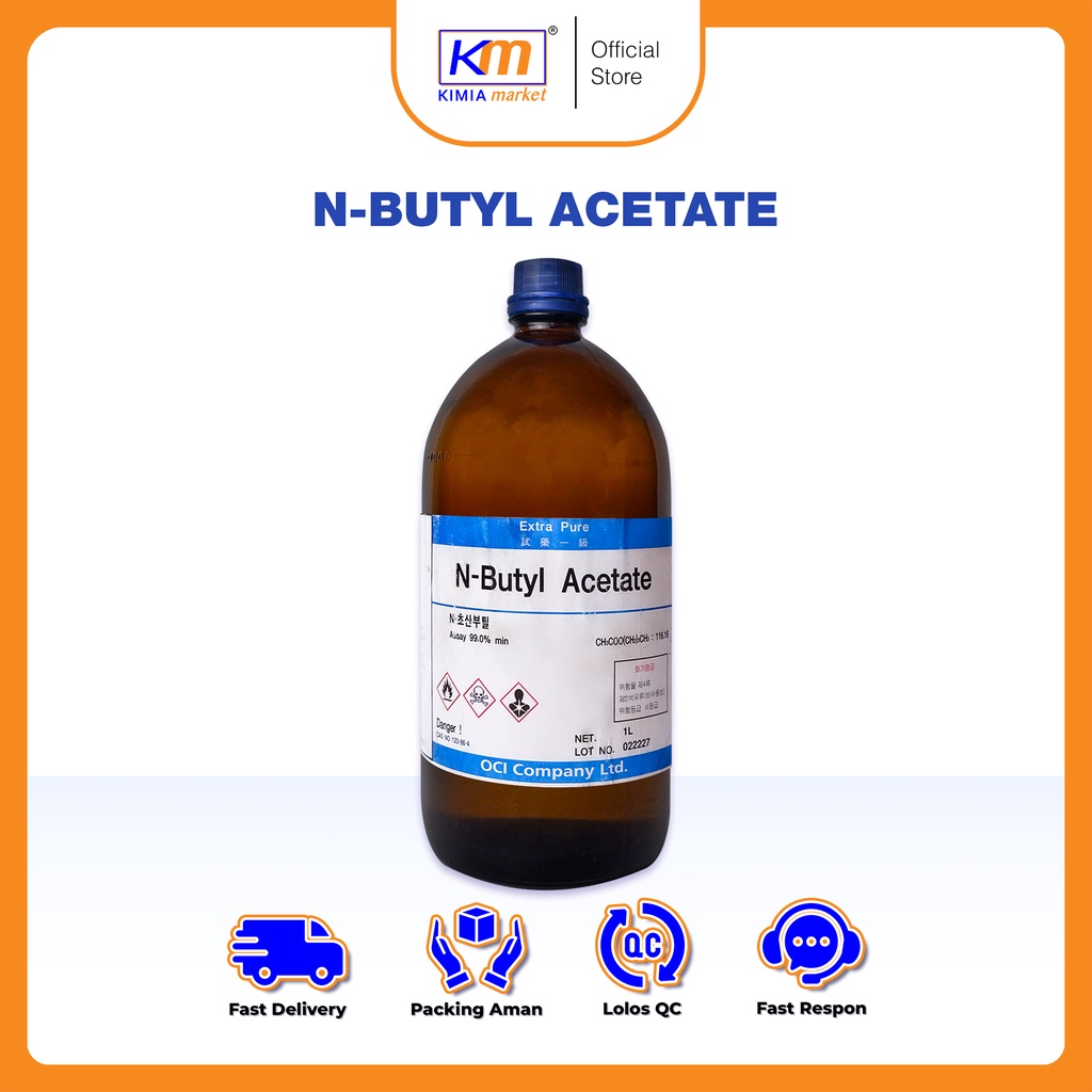 

N-Butyl Acetat 1 Liter Reagen untuk Analisis