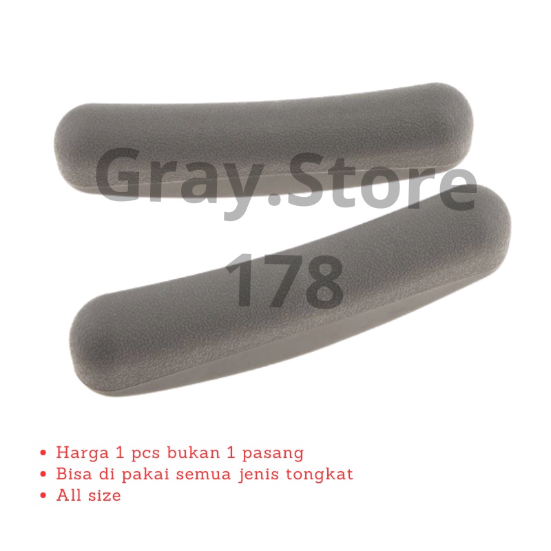 Karet Handle Tongkat Kruk Ketiak (Bagian Atas) Warna Abu Karet Tongkat Kruk Atas Original