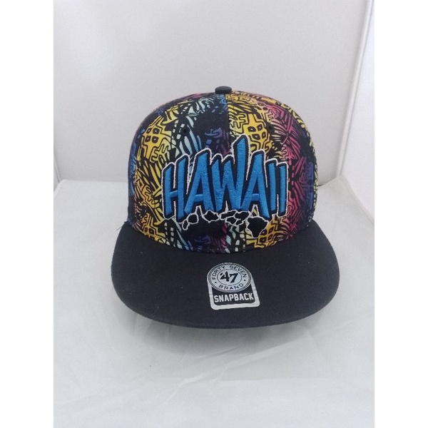 snapback 47 brand aop hawaii script second original